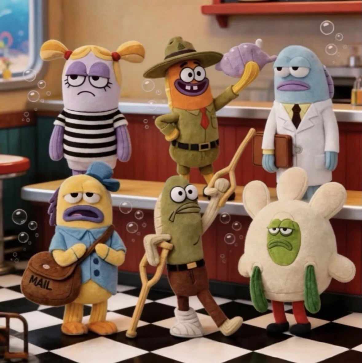 【シュリンク付】BikiniBottomBuddies2 アソートボックス Authentic GONG Bikini Bottom Buddies Series 2 Blind Box Plush