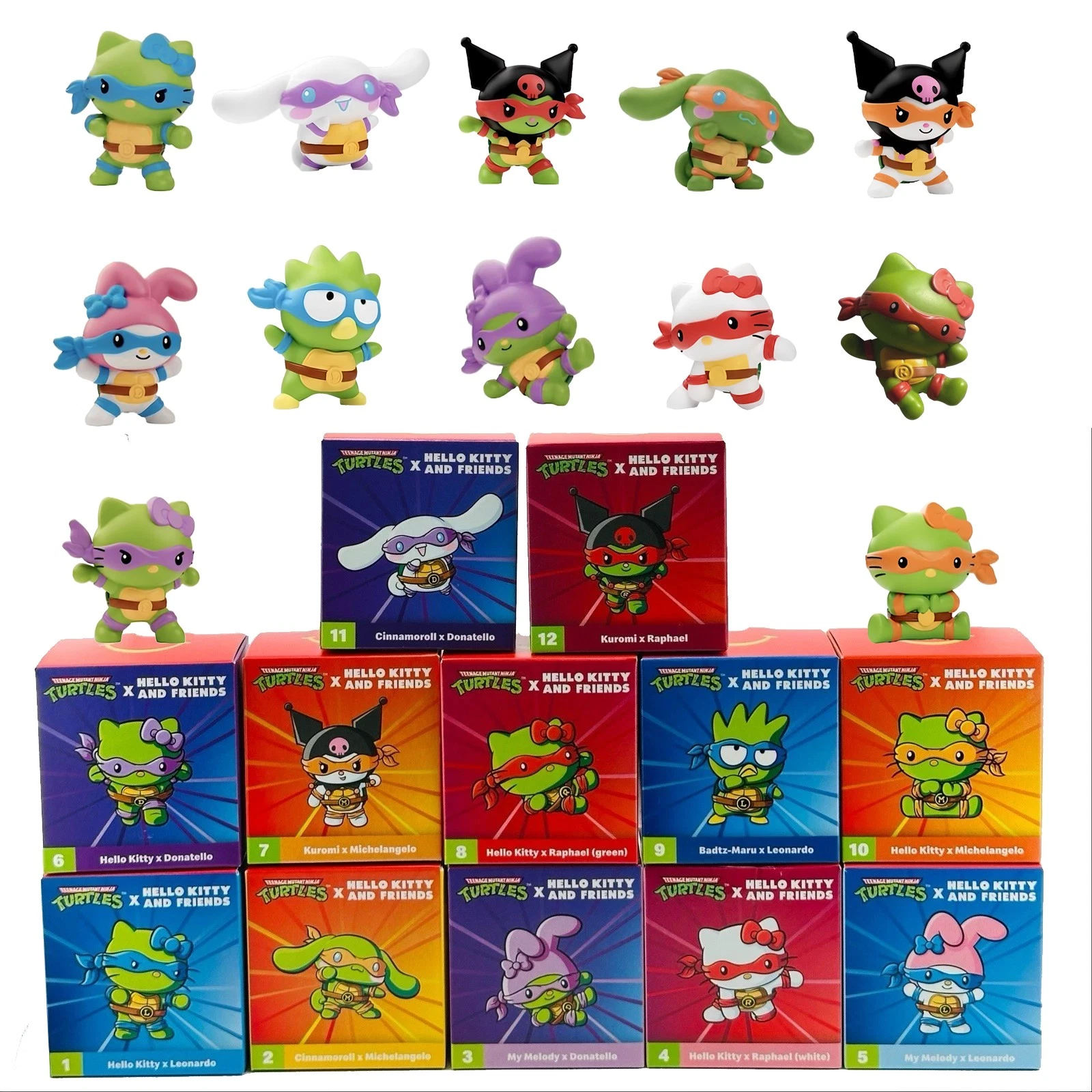TMNT x Hello Kitty フィギュア 3体セット TMNT x Hello Kitty フィギュア 3体セット - メルカリ